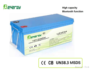 Lifepo4 Bluetooth Speaker Battery 12V 300AH Solar Battery RV Battery
